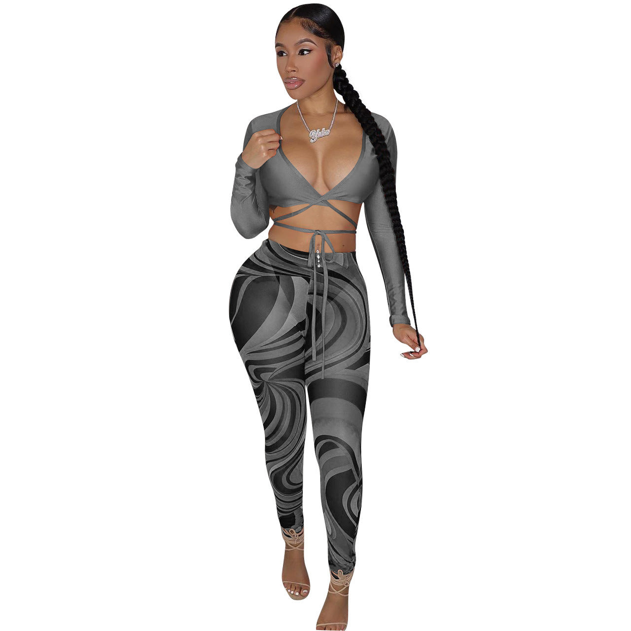 Mesh Two-piece Set