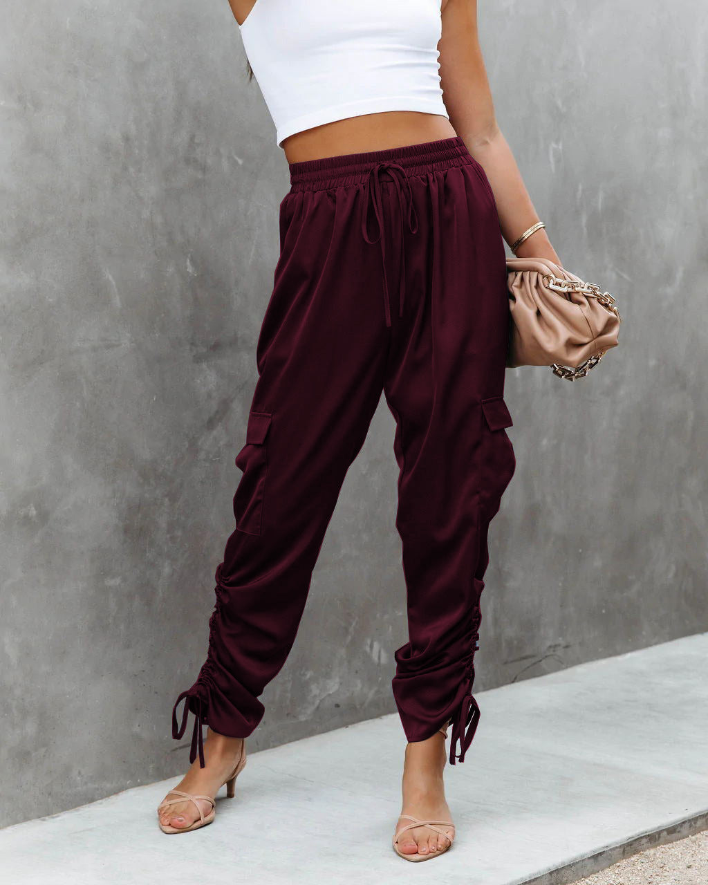 Elastic Waist Kasual Pants