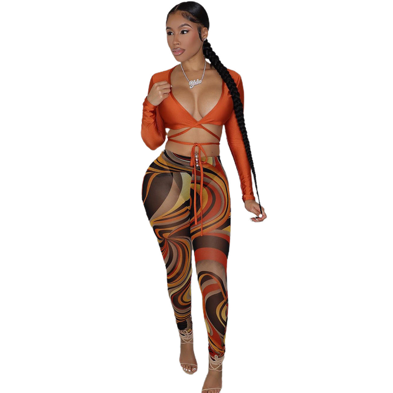Mesh Two-piece Set