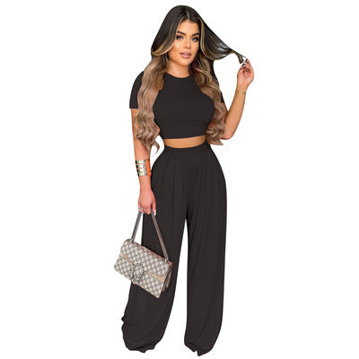 Kasual Wide Leg Two-piece Set
