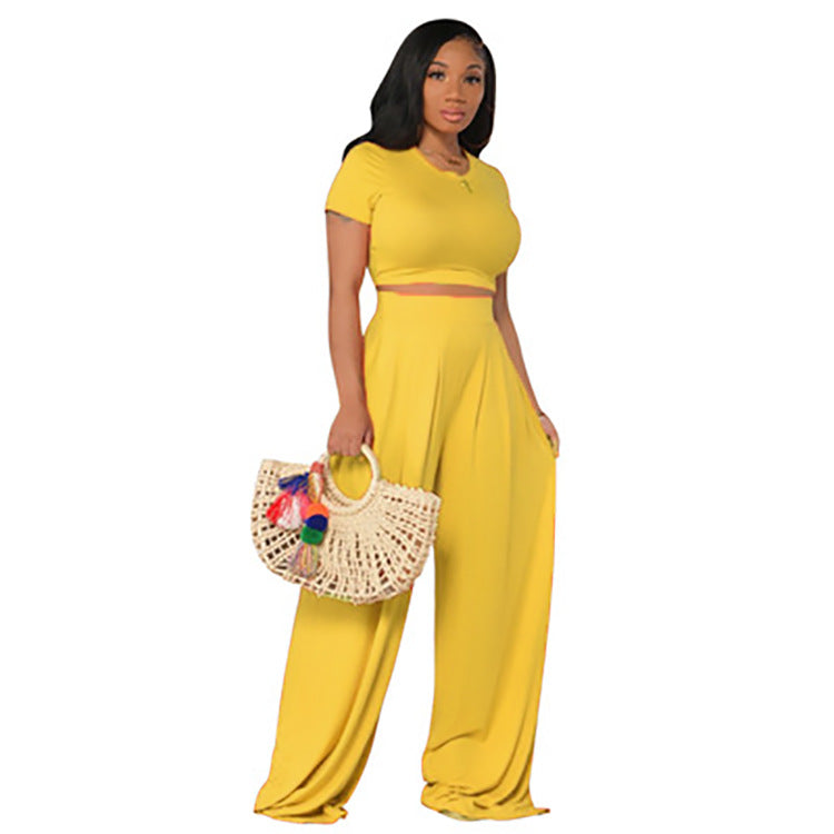 Kasual Wide Leg Two-piece Set