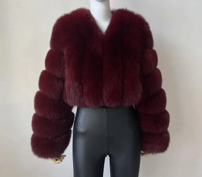 Faux Fur Women's Coat