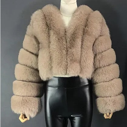 Faux Fur Women's Coat