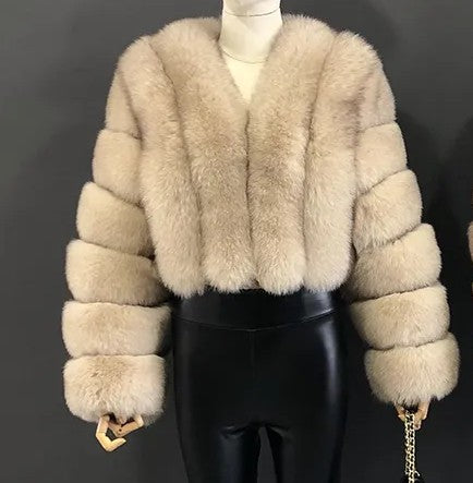 Faux Fur Women's Coat