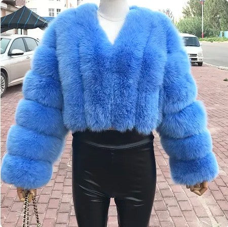 Faux Fur Women's Coat