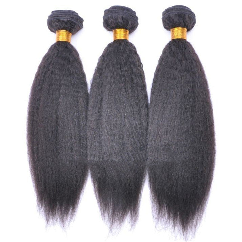 Kinky Straight Human Hair Bundle