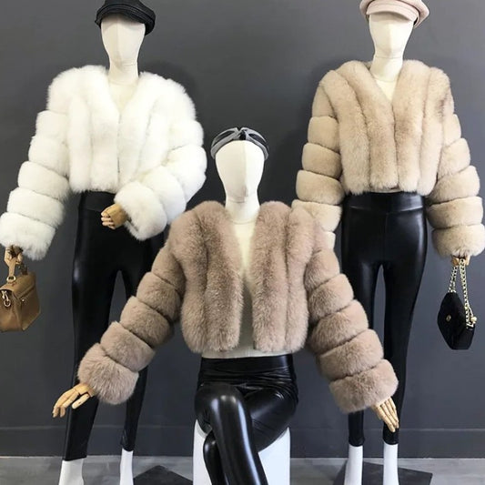 Faux Fur Women's Coat