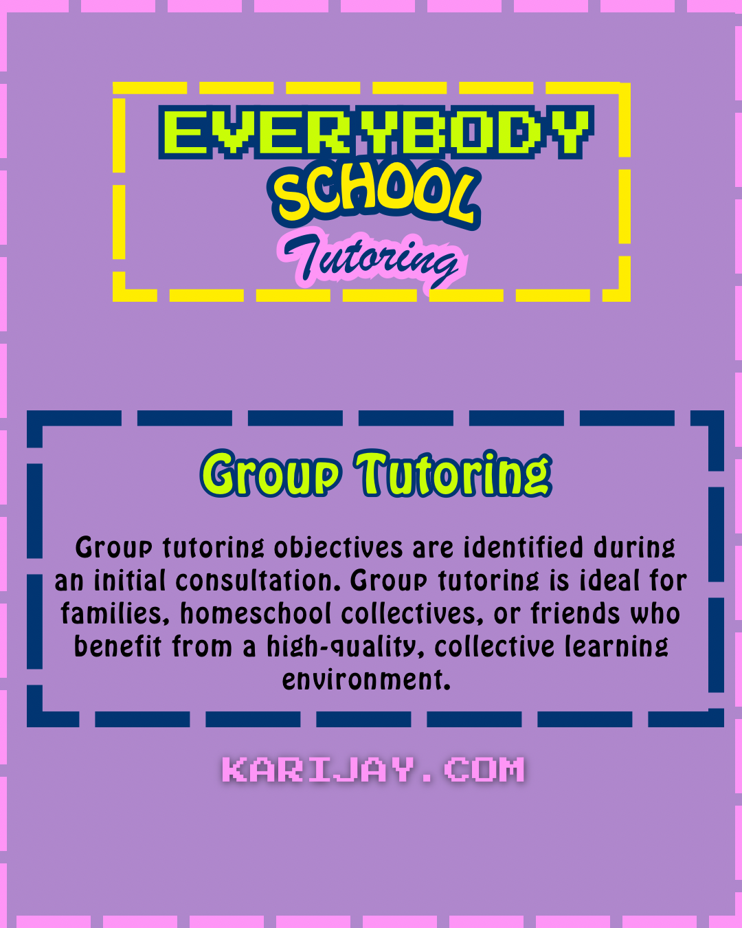 Weekly Group Tutoring