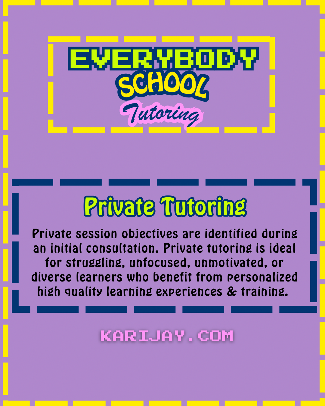 Weekly Private Tutoring