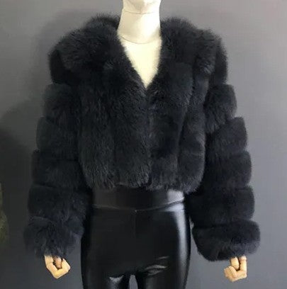 Faux Fur Women's Coat
